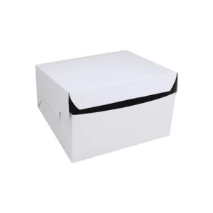 Cake Boxes 9x9x2.5" - White - 100/pkt (Full Pkt Only)