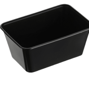 CR1000 Rectangle Container - Black - 500/ctn - Chanrol (Ctn Only)
