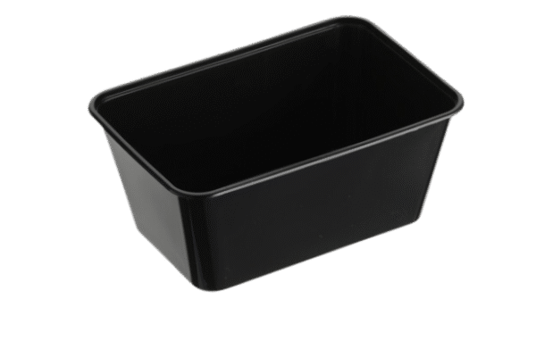 CR1000 Rectangle Container - Black - 500/ctn - Chanrol (Ctn Only)