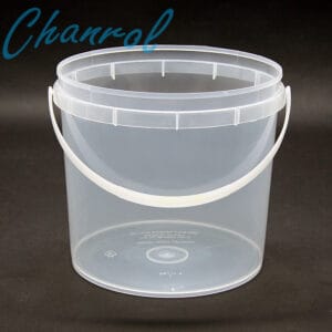 Food Bucket with Handle - Clear
