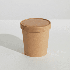 Food Container & Lid Combo -Kraft 250/ctn (Ctn only)