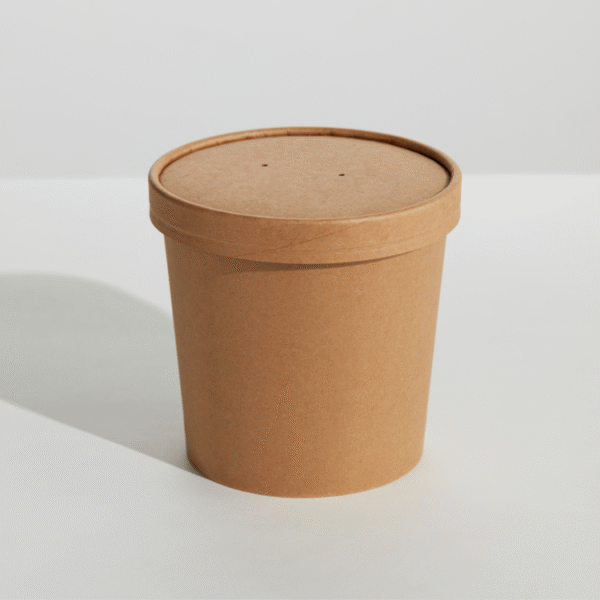 26oz Food Container &Lid Combo - Kraft - 250/ctn