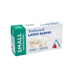 Latex - Gloves Small Natural Powder Free 100s (10 per ctn)