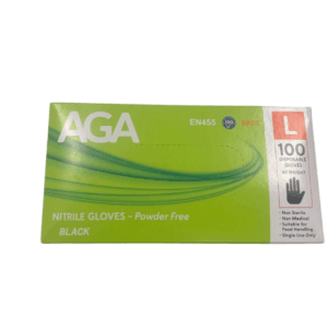 Nitrile Gloves Black 1000 (10 per ctn)