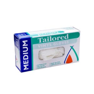 TP All Purpose Vinyl Gloves Medium Low Powder Clear 1000 (10 per ctn)