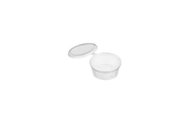 EP Hinged Lid Round container E50CC 50/pkt x 1000 (20 per ctn)