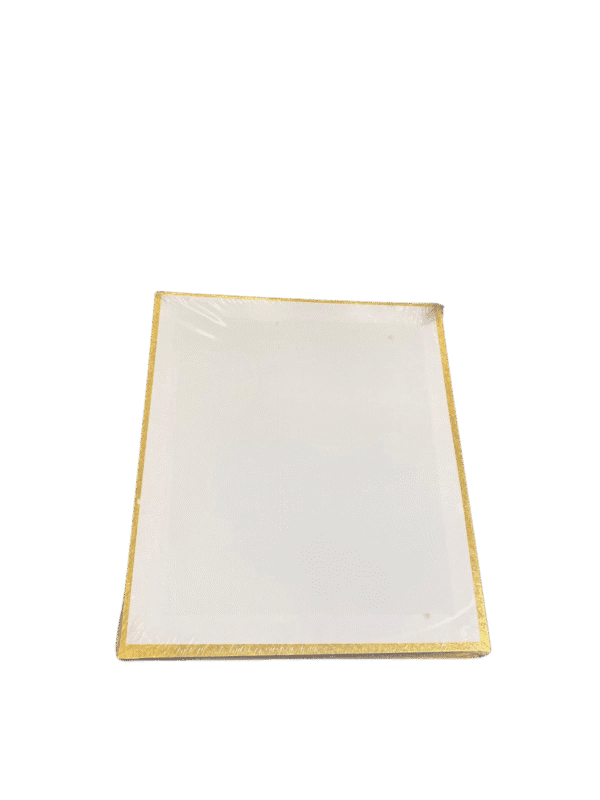 Masonite-Rectangle-Gold 10/pkt (Full Pkt only)