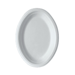 Medium Oval Pulp Plate - 10x7" - 500(10x50)/ctn (Ctn Only)