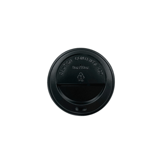 Beta Eco 8oz Sipper Lid 80m - Black - 1000 (20 per ctn)