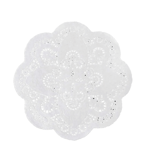 12" Paper Doyleys 300mm - Round - 250/pkt 1000 (4 per ctn)