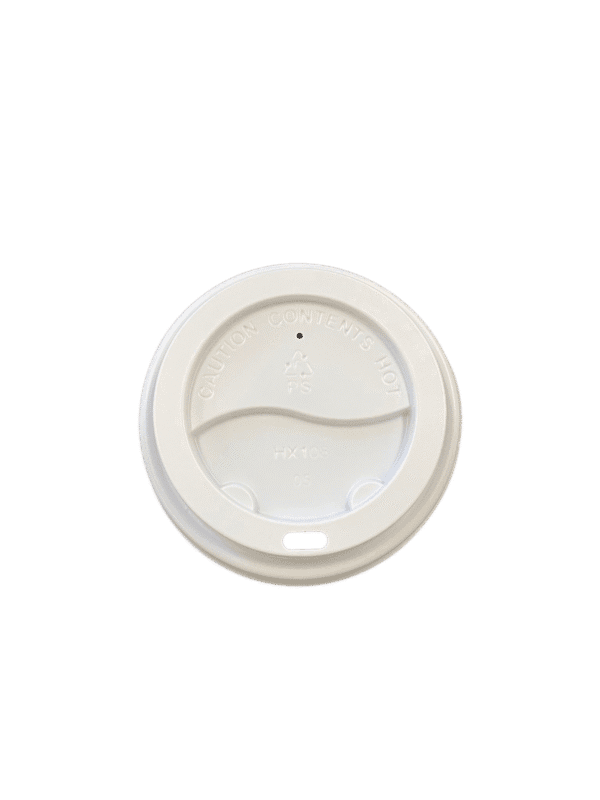 Beta Eco Sipper Lid 12oz White 90m 1000 (10 per ctn)