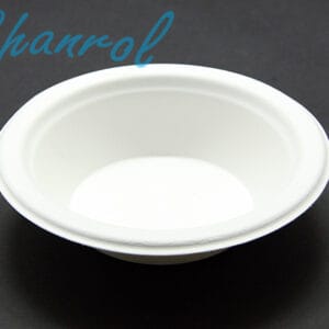 Chanrol - 12oz Sugarcane - Pulp Bowl - 1000/ctn (Ctn Only)
