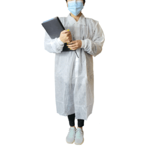 Lab Coat - Disposable PP 35g XX-Large Blue - 100/ctn (Ctn Only)