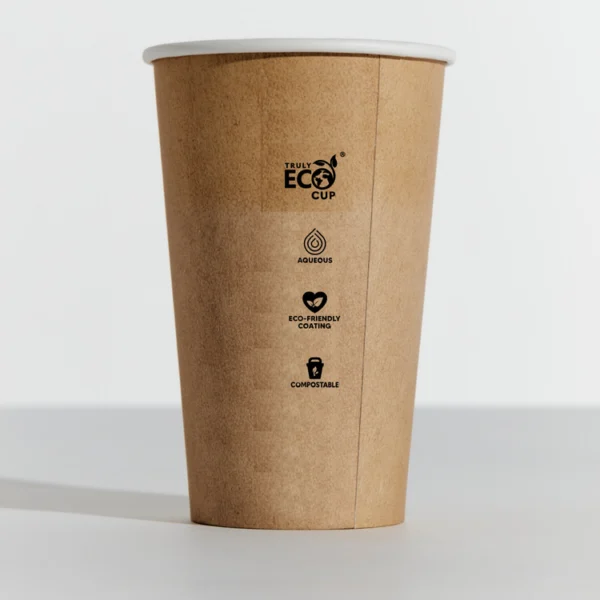 16oz Single Wall Cup 90mm Brown1000ctn (Ctn Only)