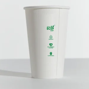R131S0001A Detpak 16oz Single Wall Cup 90mm White 1000ctn (Ctn Only)