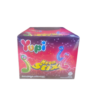 YUPI Neon Stix / Sour Worms 40g x 12/outer