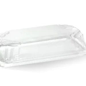 Biopak Small PET Sushi Tray Lid - 600/ctn - (carton only)