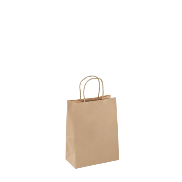 (Uber) Junior Budget Bag Brown 250/ctn 275x205x110mm (Ctn Only)
