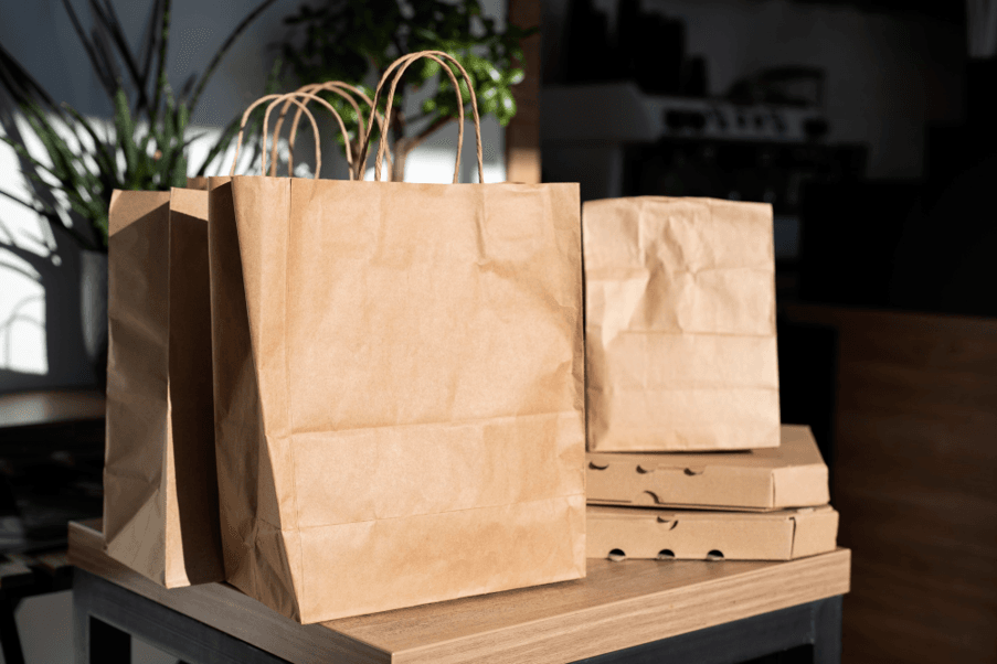 Paper Bags and Wrapping Paper for Food Businesses
