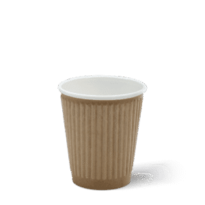 8oz Ripple Cup brown RRHC 1000ctn (Ctn Only)