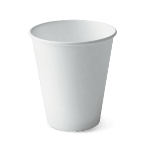 Detpak 12oz Single Wall White Cup - 1000ctn (carton only)